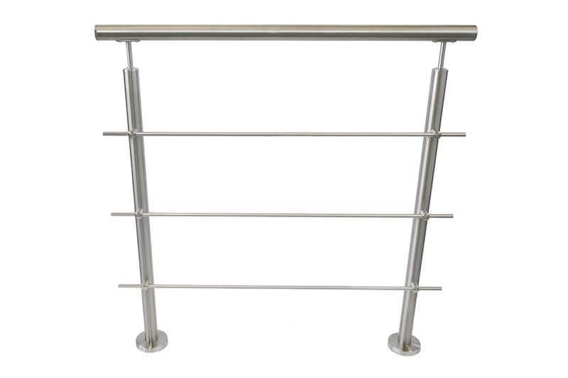 Balustrade - rond kokerprofiel - aslijnen- compleet