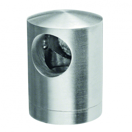 Asverbinder - rechtse montage - RVS - koker - 12mm