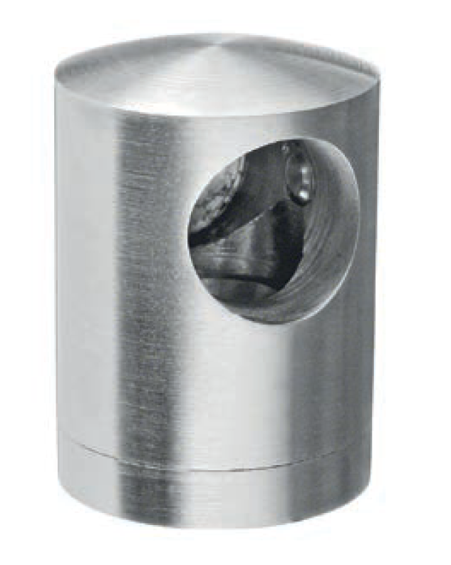 Asverbinder - linkse montage - RVS - koker - 12mm