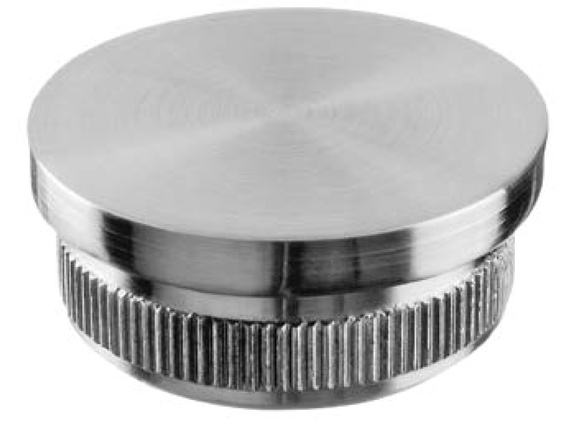 Einddop model 1 - vlak - RVS - buis - product