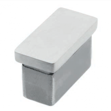 Einddop model 5 - RVS - koker - 40x20mm