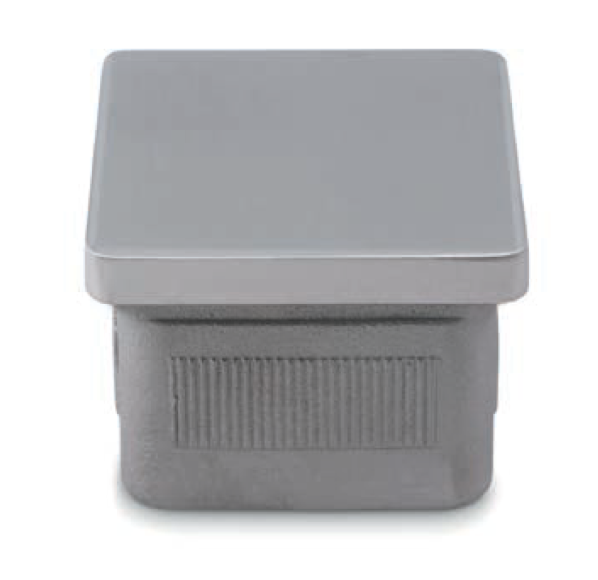 Einddop model 6 - RVS - koker - 40x40mm