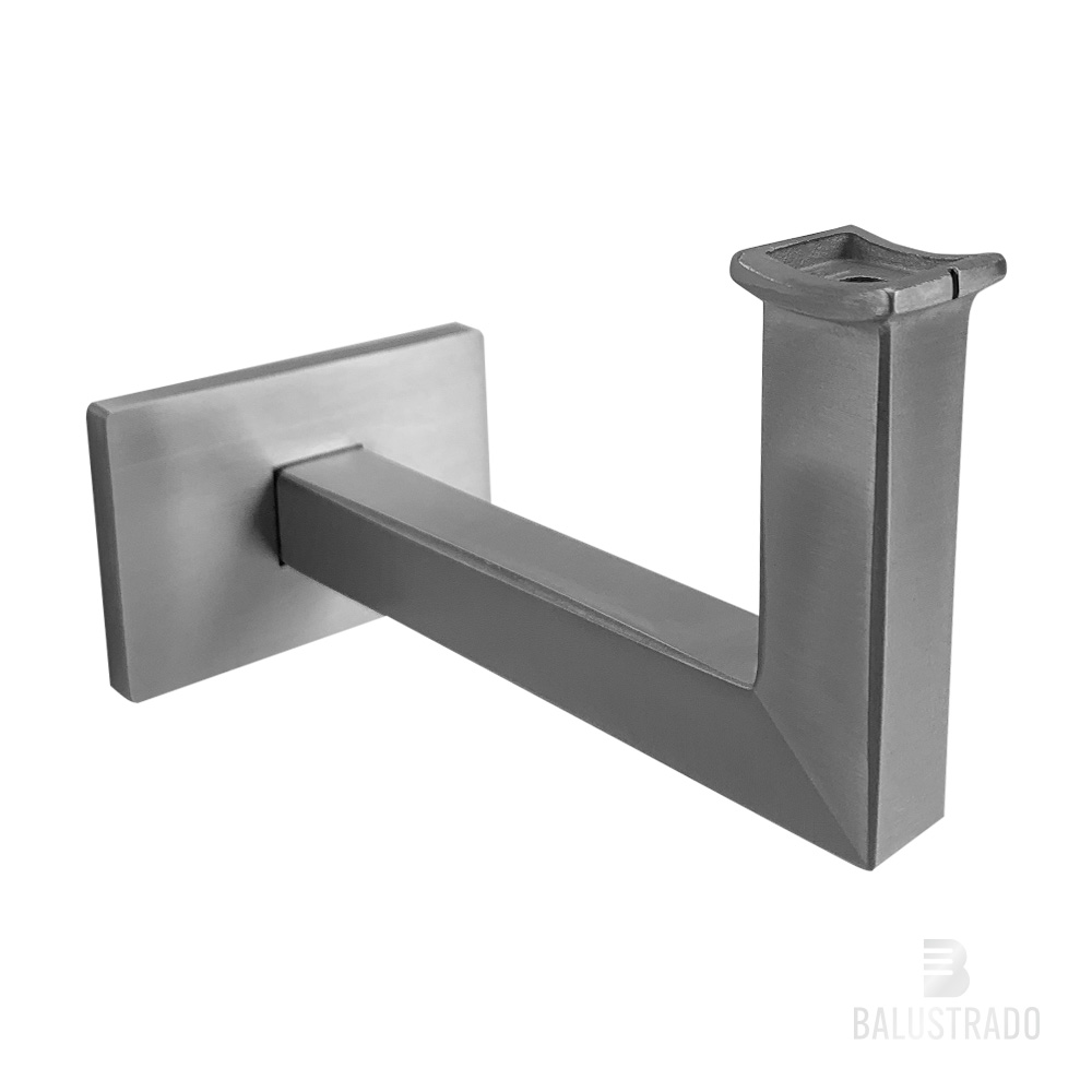 RVS - leuninghouder, leuningdrager - model 11 rond