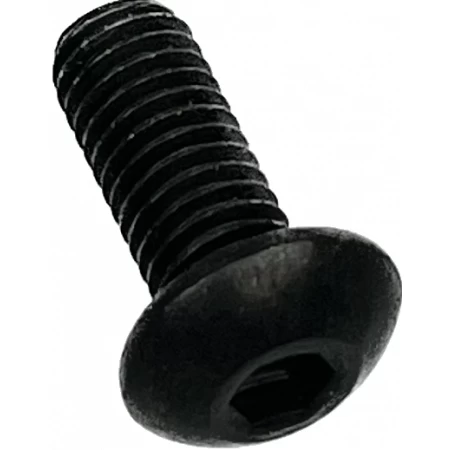 Inbusbout bolkop zwart - M5x12mm - inbus 3mm